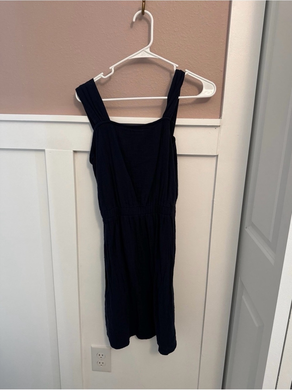 LOFT Navy Blue Midi Dress - Picture 1 of 2